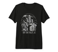 San Tan Valley, AZ, USA Cactus Desert Scène Design T-Shirt Haut de Gamme