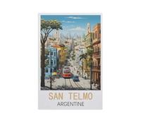 San Telmo, Argentine,Puzzle pour Adultes 1000 Pièces en Papier Puzzles Jeu Cadeau Accueil Décoratif Mots Croisés(38x26cm)-GJ78