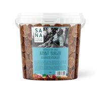 SANA Premium Dog Foods I Burgers séchés à l'air 100 % naturels dans un seau de 1 kg I Différentes variétés (seau de 1 kg, burger lapin)