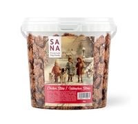 SANA Premium Dog Foods I Poulet étoiles - Poinsettia I 1 kg dans un seau I Séché à l'air libre et sans céréales