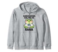 Sana Sana Colita de Rana Inscription Latino espagnole Amusante Sweat à Capuche