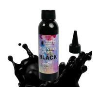 SANAAA 120ML Pigment Resine Epoxy Noir pour Vagues Océaniques, Colorant Resine Epoxy Pigmentée UV Liquide pour Peinture, Dessous de Verre, Artisanat
