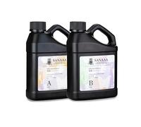 SANAAA Caoutchouc Silicone Liquide pour Moulage, Rapport de Mixtion 1:1 10A Silicone Moulage pour Moules en Résine, Moulage, Fabrication Resin, Manuelle, Artisanat, Moule Savon (1100g)