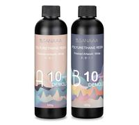 SANAAA Résine polyuréthane, résine bicomposante de 640 g, résine à durcissement Rapide en 10 Minutes, Plastique pour Le Moulage de modèles, prototypes et Autres Objets artisanaux en résine.