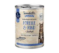 Sanabelle Avec truite et bœuf - 6 x 400 g de nourriture humide pour chat