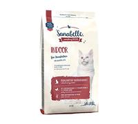 Sanabelle Indoor | Aliments secs pour Chats Adultes (à partir de 12 Mois) | spécialement adaptés aux Chats d'intérieur et aux Chats à mobilité réduite | 4 x 2 kg
