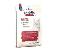 Sanabelle Indoor - aliments secs pour chats adultes (à partir de 12 mois) - spécialement adaptés aux chats d'intérieur et aux chats à mobilité réduite - 1 x 10 kg