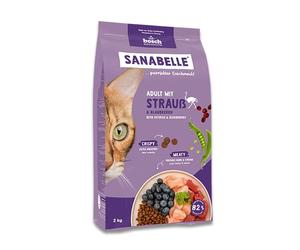 Sanabelle Life Adult avec autruche et myrtilles 8 kg