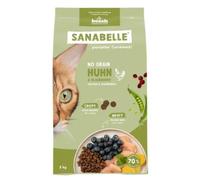 SANABELLE No Grain Poulet 2 kg nourriture sans céréales pour chats