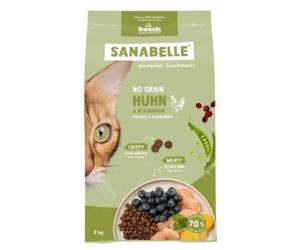 SANABELLE No Grain Poulet 2 kg nourriture sans céréales pour chats