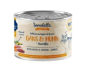 SANABELLE Oie et poulet 180 g nourriture humide pour chats adultes