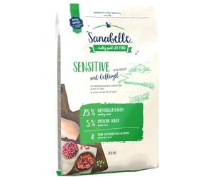 Sanabelle Sensitive à la volaille - Croquettes pour chats sensibles à la nutrition - 1 x 10 kg