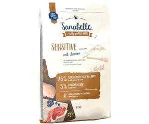Sanabelle Sensitive à l'agneau - Croquettes pour chats nutritionnellement sensibles - 1 x 10kg