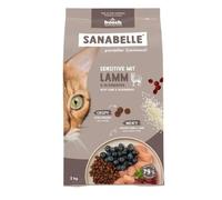 SANABELLE Sensitive Agneau 2 kg pour chats ayant un système digestif sensible