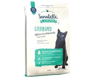 Sanabelle Sterilized - Croquettes pour chats à teneur énergétique réduite pour chats en surpoids et castrés - 1 x 10 kg