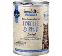 SANABELLE Truite et bœuf 400 g nourriture humide pour chats adultes