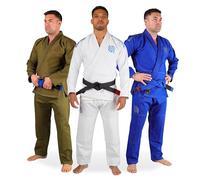 Sanabul Essential BJJ Gi pour hommes, tissu léger pré-rétréci pour entraînement et compétition de ju-jitsu