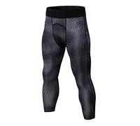 SANANG Pantalon de Compression pour Hommes Baselayer Cool Dry Collant de Sport Leggings Collants Running 3 Pack (Snake, Medium)