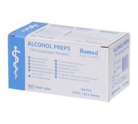 Romed - Holland Tampons alcool 2-couches 65 x 30 mm 100 pièces