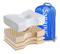 Sanapur Oreiller Original 4.0 - Variante Clima - Oreiller orthopédique pour Le Sommeil latéral fabriqué en Allemagne avec Mousse Talalay Latex/Soft