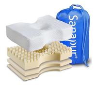 Sanapur Oreiller Original 4.0 - Variante Med - Oreiller orthopédique pour Le Sommeil latéral Made in Germany avec Mousse viscoélastique/Mousse Souple