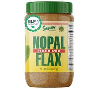 Sanar Naturals Nopal Graines de lin 8 oz - Omega-3, protéines, supplément de fibres - Support GLP-1 - Gestion du poids, soutien diététique, non OGM, végétalien, sans gluten