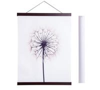 Sanauto Barre magnétique en bois pour accrocher des affiches et images - 70 x 100, 70 x 50 cm, 70 cm, noyer