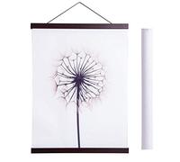 Sanauto Benjia Barre magnétique en bois pour accrocher des affiches et images - 80 x 60 cm, 80 x 120 cm, 80 cm, noyer