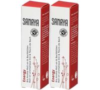 SANAYA Energy Roll-on aromatique bio & Fleurs de Bach Rouleau 2x10 ml
