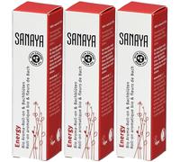 SANAYA Energy Roll-on aromatique bio & Fleurs de Bach Rouleau 3x10 ml