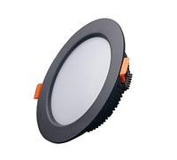 SANBDDLYY 15W 18W LED Plafonniers Encastrés 3000K 4000K 6000K pour Salle De Bains Éclairage Trou Diamètre 140-150mm Spot Light pour Chambre Bureau(18w,Neutral light)
