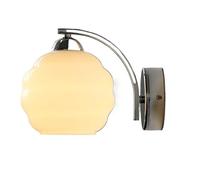 SANBDDLYY Applique murale en verre globe Applique murale moderne chromée Applique murale d'intérieur avec cordon, luminaire déco maison vintage E27 Appliques murales en verre créatives for salon (Col