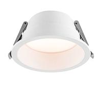 SANBDDLYY Éclairage encastré à LED, Garniture de déflecteur, IRC85+, éclairage 7 W, Spot, projecteurs Anti-éblouissants Profonds Installation rénovation Spots Plats(1pcs,Neutral light)