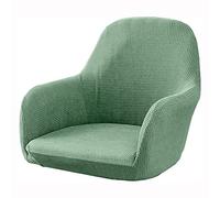 SANBDDLYY Lot de 6/4/2 housses de chaise extensibles imperméables, housses de chaise de bar/salle à manger avec accoudoirs, accoudoirs pivotants modernes du milieu du siècle, housses de tabourets de b