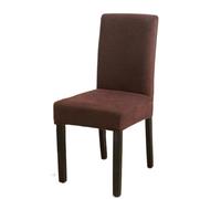 SANBDDLYY Lot de 6 Housses Extensibles pour chaises Salle à Manger - Antidérapantes, imperméables et Anti-poussière Gris Clair(Caffè,Set of 6)