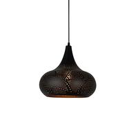 SANBDDLYY Lustre décoratif de style moderne créatif, lampe suspendue en métal à tête unique à vis E27, luminaire de plafond encastré, lampe suspendue d'étude de salon de bar