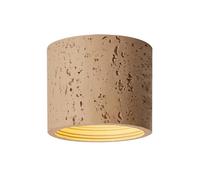 SANBDDLYY Spot de Plafond à LED Downlight cylindrique 7W Éclairage de Plafond monté en Surface, Spot de Plafond en Ciment for Couloir Galerie Affichage Cuisine Salon Cafés Hôtel Bureau (Color : Beige