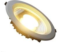 SANBDDLYY Spot LED encastré blanc 30 W pour éclairage intérieur de salon, salle bain et bureau(3000K)