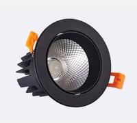 SANBDDLYY Spot teinté encastrable au plafond 5/10/20/30/40/50W Options de couleur (3000K/ 4000K/ 6000K(Black(30w),4000K nature light)