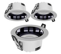 SANBDDLYY Spots encastrés LED 7W/10W/12W - 90+ 3000K, kit de conversion rond, lot 3(4.7in)