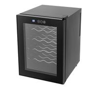 SanBouSi Mini réfrigérateur à boissons de 48 l avec façade en verre, réfrigérateur compact pour jusqu'à 20 canettes, éclairage LED bleu, porte-bouteille pour soda, bière, vin