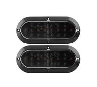 SANCAK Feu De Freinage Arrière 20 LED 3 En 1, Clignotant Séquentiel, Circulation Diurne, Feu D'avertissement, 12V 24V, Pour Camion Et Remorque Feu Arrière Gauche/Droit