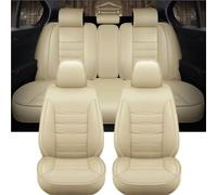 SANCAK Housses Siège Housse Siège Auto Intégrale pour Ford pour Focus MK2 pour Edge pour Explorer pour Ecosport pour Escape pour Excursion pour Everest(A Beige 5 Seats)