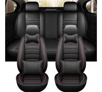 SANCAK Housses Siège Housse Siège Auto Universelle Intégrale pour MG pour ZS, EV, GT pour EHS, RX5, MG4 pour Mulan, MG5 pour Marvel R MG6(B Black Red 5 Seats)