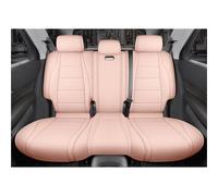 SANCAK Housses Siège Housses De Sièges Auto sur Mesure en Cuir Intégral 360° pour Nissan pour Note E12 2015(C,3 Pieces Back Row)