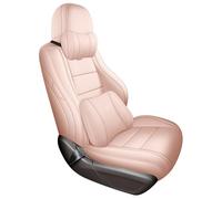 SANCAK Housses Siège Housses De Sièges Auto sur Mesure en Cuir Intégral 360° pour Nissan pour Note E12 2015(C,1piece with Pillow)