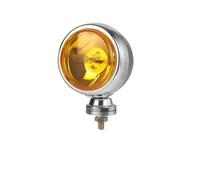 SANCAK Phares Projecteur Vintage pour Motos, 3.5 Pouces, 35W, Feux Auxiliaires, Phare Antibrouillard pour, Dirt Bike(1 Piece Yellow)