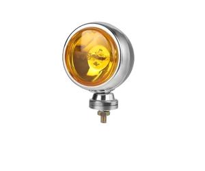 SANCAK Phares Projecteur Vintage pour Motos, 3.5 Pouces, 35W, Feux Auxiliaires, Phare Antibrouillard pour, Dirt Bike(1 Piece Yellow)