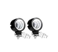 SANCAK Voiture Phare Avant Lampe De Travail LED Pour Voiture, Yeux D'ange, Antibrouillard Ronde Et Carrée, Accessoires Projecteur 12V 3 Pouces(2Pcs Blue Round)