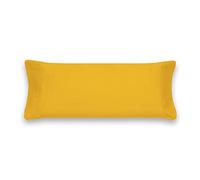 Sancarlos Taie d'oreiller combicolor, Couleur Moutarde, 100% Coton Percale, Oreiller lit de 105 cm (45 x 125 cm)